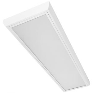 Белые светодиодные накладные светильники с опаловым рассеивателем Levanto LED в корпусе 360х1245