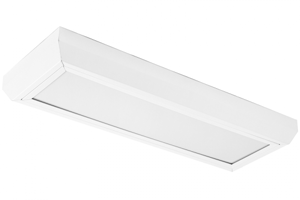 Белые светодиодные накладные светильники с опаловым рассеивателем Levanto LED в корпусе 360х635