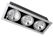 светодиодные встраиваемые карданные светильники PEGASUS LED 3x