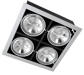 светодиодные встраиваемые карданные светильники PEGASUS LED 4x