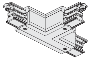 XTS 36, 37, 39, 40 T-образный коннектор для соединения трекового шинопровода под прямым углом