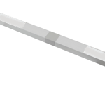 Линейные потолочные светильники из алюминиевого профиля Decor D T5 PRZ, соединенные в одну линию